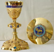 Antique French Gothic Chalice